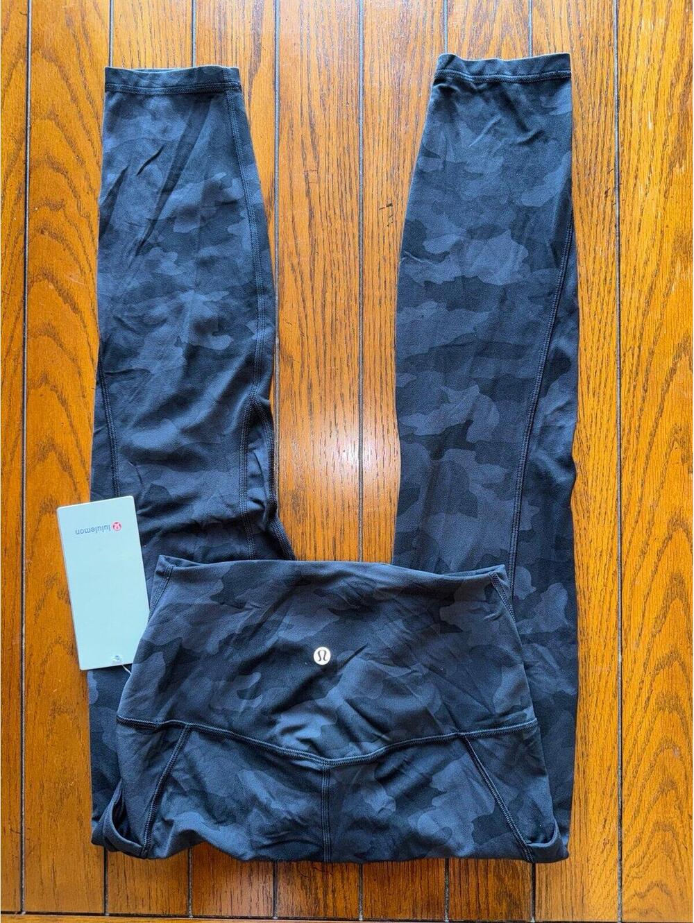 Lululemon Align With Pockets High Rise 25” Heritage Camo Black Size 6 NWT